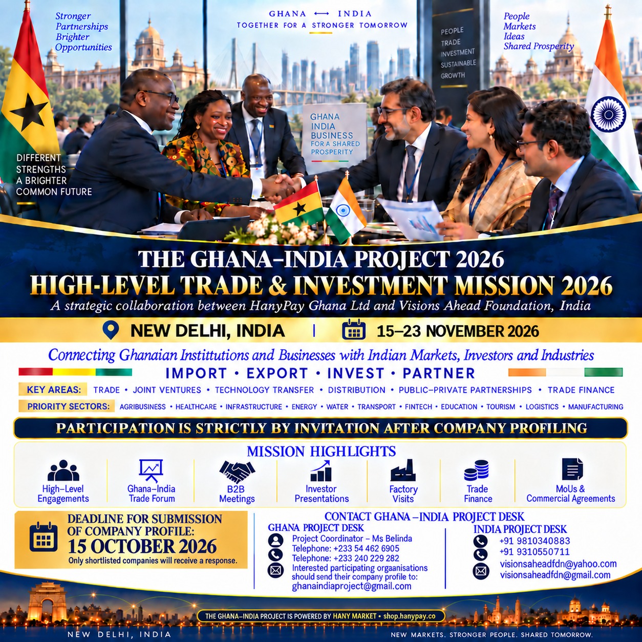 THE GHANA–INDIA PROJECT 2026